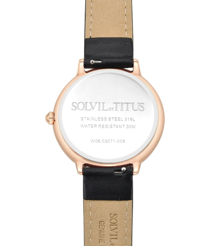 SOLVIL ET TITUS FASHIONISTA W06-03071-008 MULTI-FUNCTION QUARTZ WOMEN WATCH