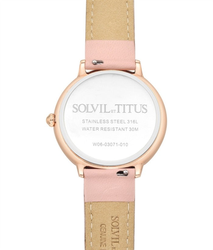 SOLVIL ET TITUS FASHIONISTA W06-03071-010 MULTI-FUNCTION QUARTZ WOMEN WATCH