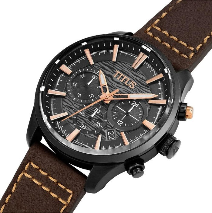 SOLVIL ET TITUS SABER W06-03287-010 CHRONOGRAPH QUARTZ MEN WATCH