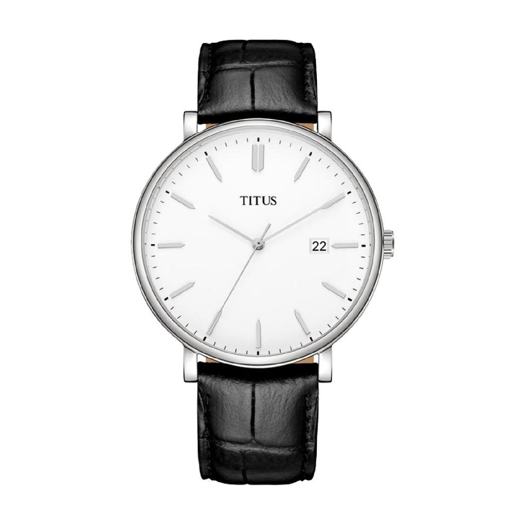 SOLVIL ET TITUS CLASSICIST W06-03098-001 3 HANDS DATE QUARTZ MEN WATCH