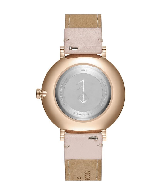 SOLVIL ET TITUS NORDIC TALE W06-03161-003 3 HANDS QUARTZ LEATHER WOMEN WATCH