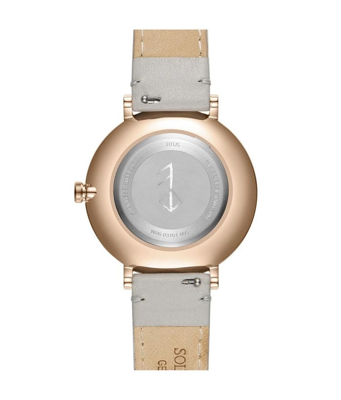 SOLVIL ET TITUS NORDIC TALE W06-03161-005 3 HANDS QUARTZ LEATHER WOMEN WATCH