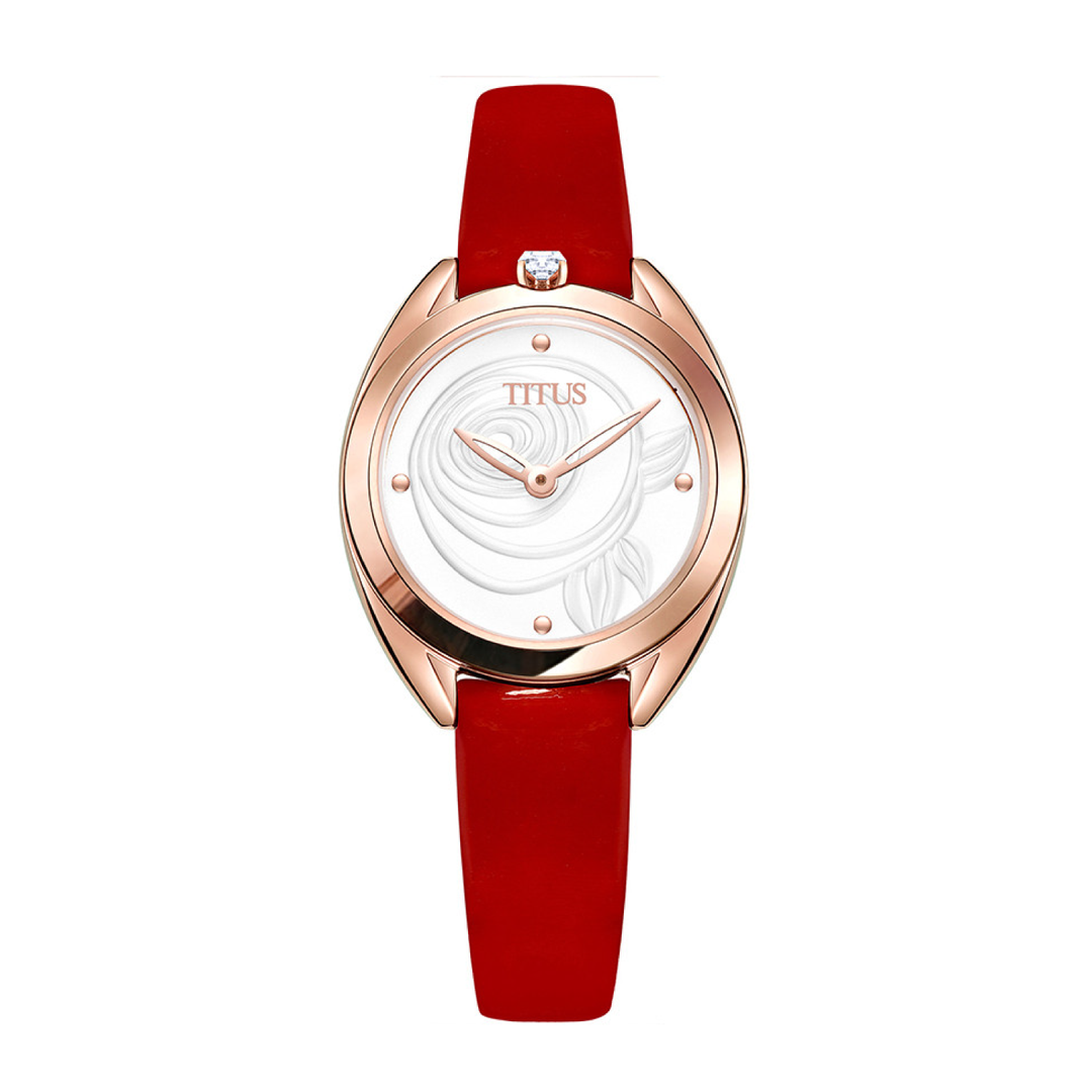 SOLVIL ET TITUS RING & KNOT W06-03172-001 2 HANDS QUARTZ WOMEN WATCH