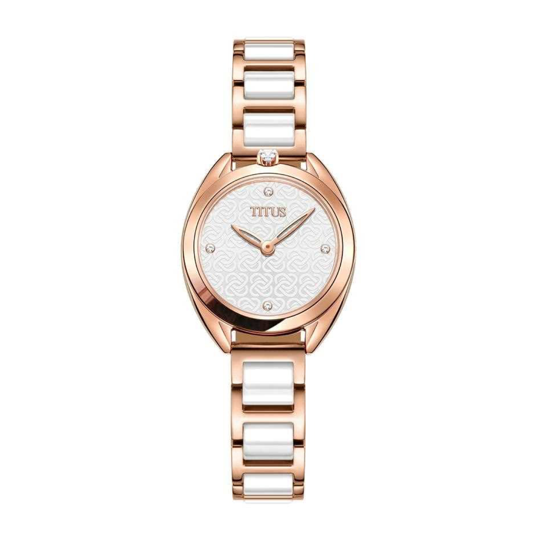 SOLVIL ET TITUS RING & KNOT W06-03172-003 2 HANDS QUARTZ WOMEN WATCH