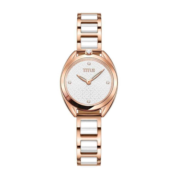 SOLVIL ET TITUS RING & KNOT W06-03172-003 2 HANDS QUARTZ WOMEN WATCH