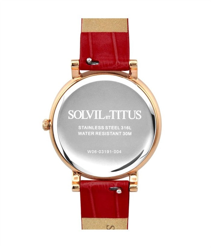 SOLVIL ET TITUS CHANDELIER W06-03191-004 3 HANDS DATE QUARTZ WOMEN WATCH