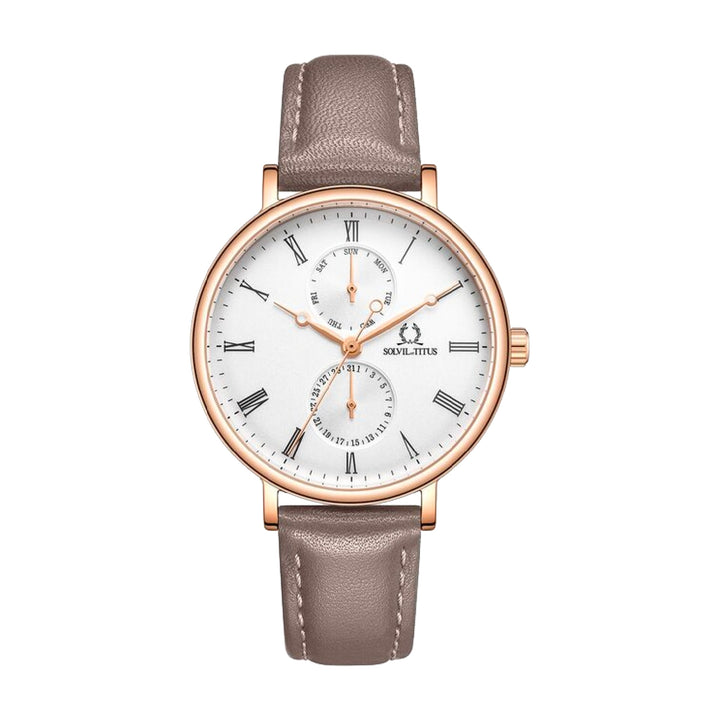 SOLVIL ET TITUS CLASSICIST W06-03199-008 MULTI-FUNCTION QUARTZ WOMEN WATCH