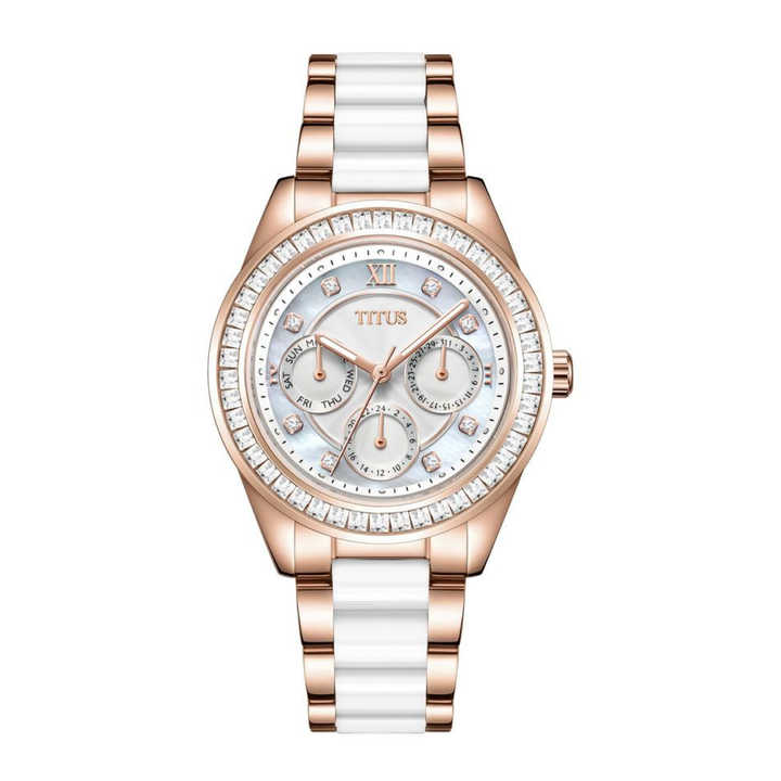 SOLVIL ET TITUS PERSE W06-03203-002 MULTI-FUNCTION QUARTZ WOMEN WATCH