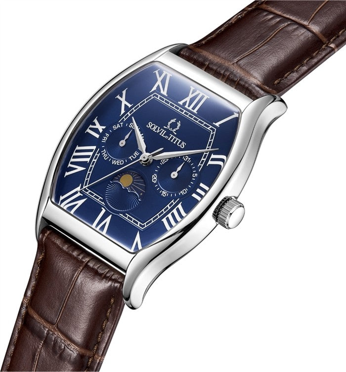 SOLVIL ET TITUS BARISTA W06-03219-004 MULTI-FUNCTION QUARTZ MEN WATCH