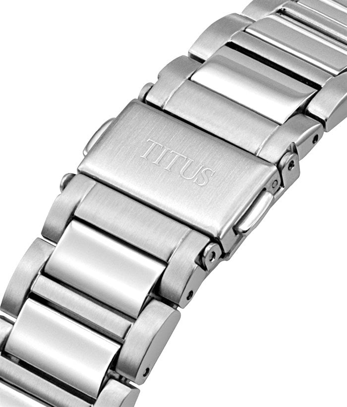 SOLVIL ET TITUS SILVERLIGHT W06-03229-002 3 HANDS DATE MECHANICAL MEN WATCH