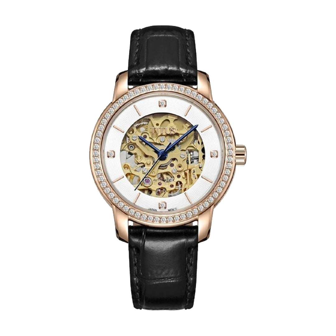 SOLVIL ET TITUS EXQUISITE W06-03232-001 3 HANDS AUTOMATIC WOMEN WATCH