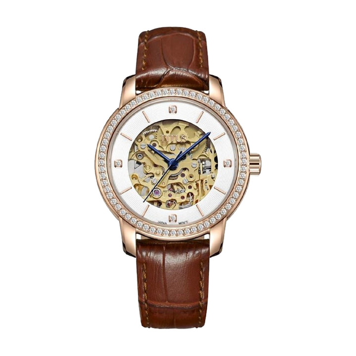 SOLVIL ET TITUS EXQUISITE W06-03232-002 3 HANDS AUTOMATIC WOMEN WATCH