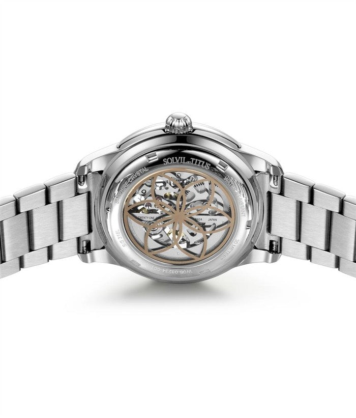 SOLVIL ET TITUS CLASSIC W06-03234-001 3 HANDS AUTOMATIC MEN WATCH