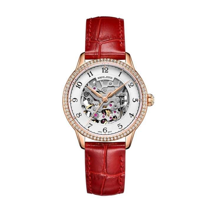 SOLVIL ET TITUS CLASSIC W06-03235-005 3 HANDS AUTOMATIC WOMEN WATCH