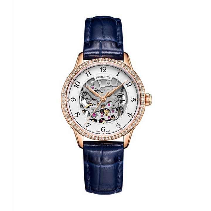SOLVIL ET TITUS ENLIGHT W06-03235-007 3 HANDS AUTOMATIC WOMEN WATCH