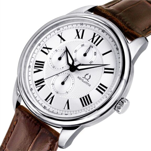 SOLVIL ET TITUS CLASSICIST W06-03246-001 MULTI-FUNCTION QUARTZ MEN WATCH
