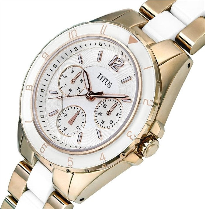 SOLVIL ET TITUS PERSE W06-03248-002 MULTI-FUNCTION QUARTZ WOMEN WATCH