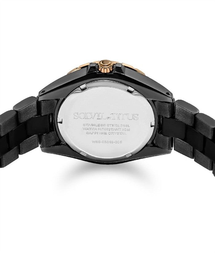 SOLVIL ET TITUS PERSE W06-03248-005 MULTI-FUNCTION QUARTZ WOMEN WATCH