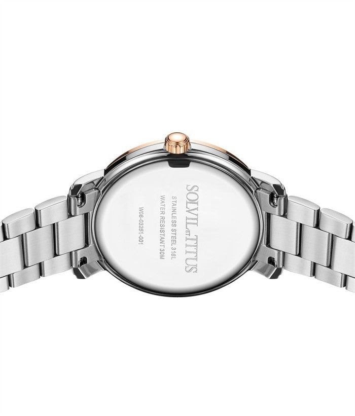 SOLVIL ET TITUS FASHIONISTA W06-03251-001 MULTI-FUNCTION QUARTZ WOMEN WATCH