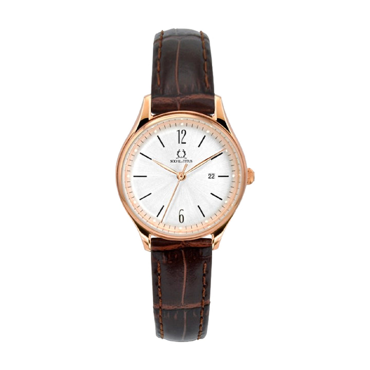 SOLVIL ET TITUS CLASSICIST W06-03253-002 3 HANDS DATE QUARTZ WOMEN WATCH