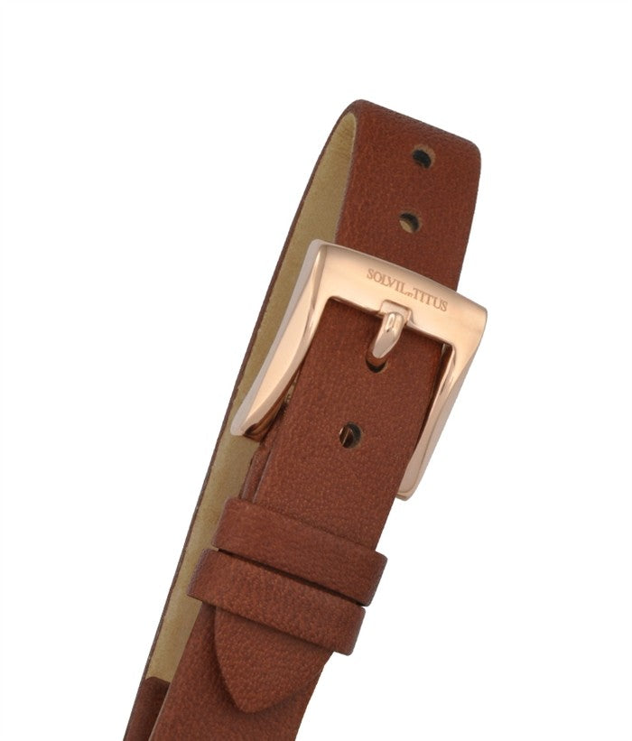SOLVIL ET TITUS CLASSICIST W06-03253-003 3 HANDS DATE QUARTZ WOMEN WATCH