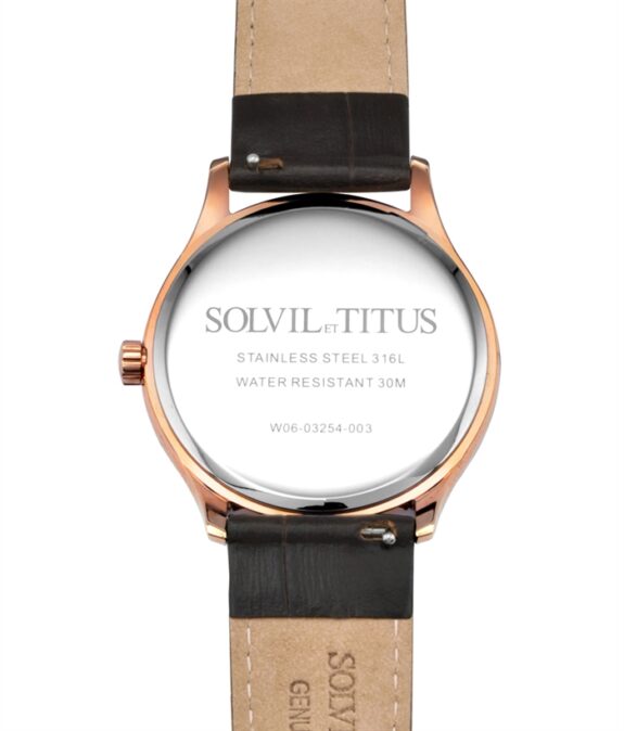 SOLVIL ET TITUS CLASSICIST W06-03254-003 SMALL SECONDS QUARTZ MEN WATCH