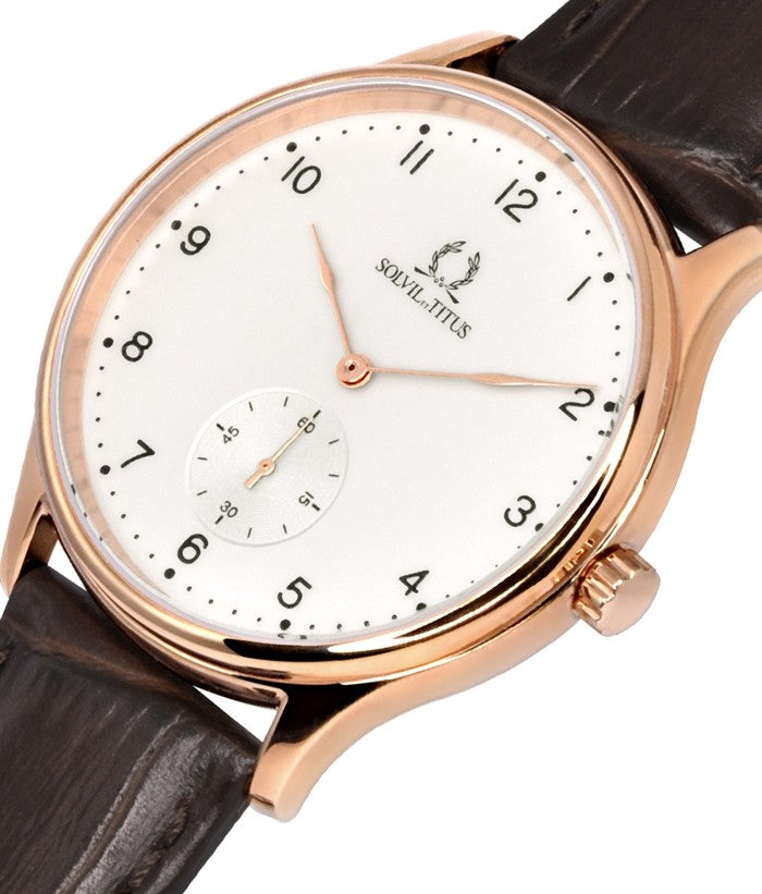 SOLVIL ET TITUS CLASSICIST W06-03254-003 SMALL SECONDS QUARTZ MEN WATCH