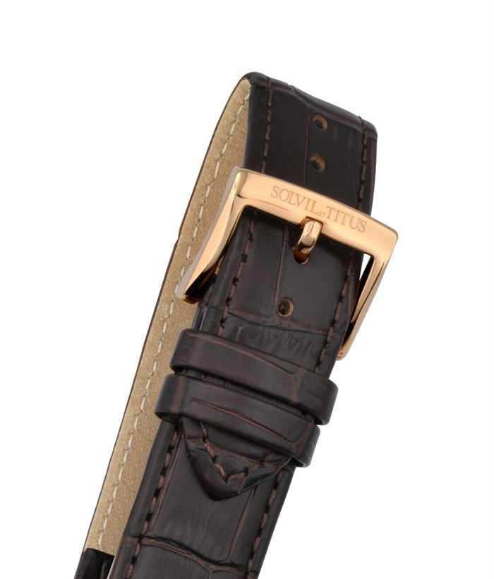 SOLVIL ET TITUS CLASSICIST W06-03254-003 SMALL SECONDS QUARTZ MEN WATCH