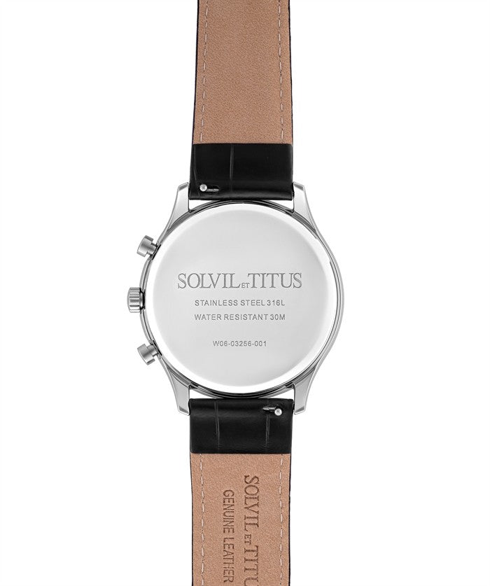 SOLVIL ET TITUS CLASSICIST W06-03256-001 MULTI-FUNCTION QUARTZ MEN WATCH