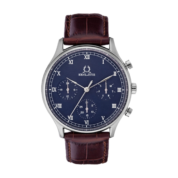 SOLVIL ET TITUS CLASSICIST W06-03256-002 MULTI-FUNCTION QUARTZ MEN WATCH