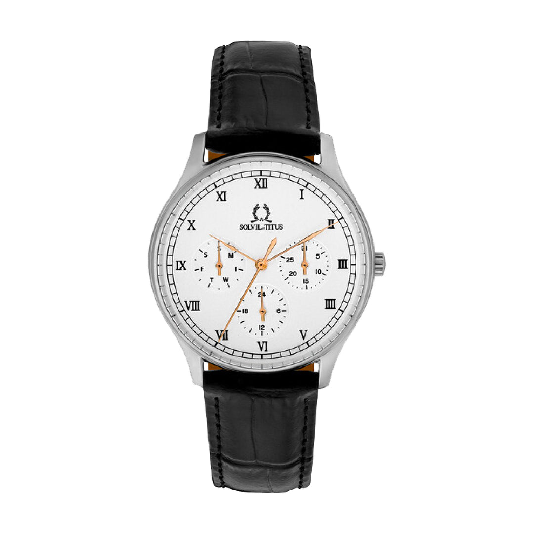 SOLVIL ET TITUS CLASSICIST W06-03257-001 MULTI-FUNCTION QUARTZ WOMEN WATCH