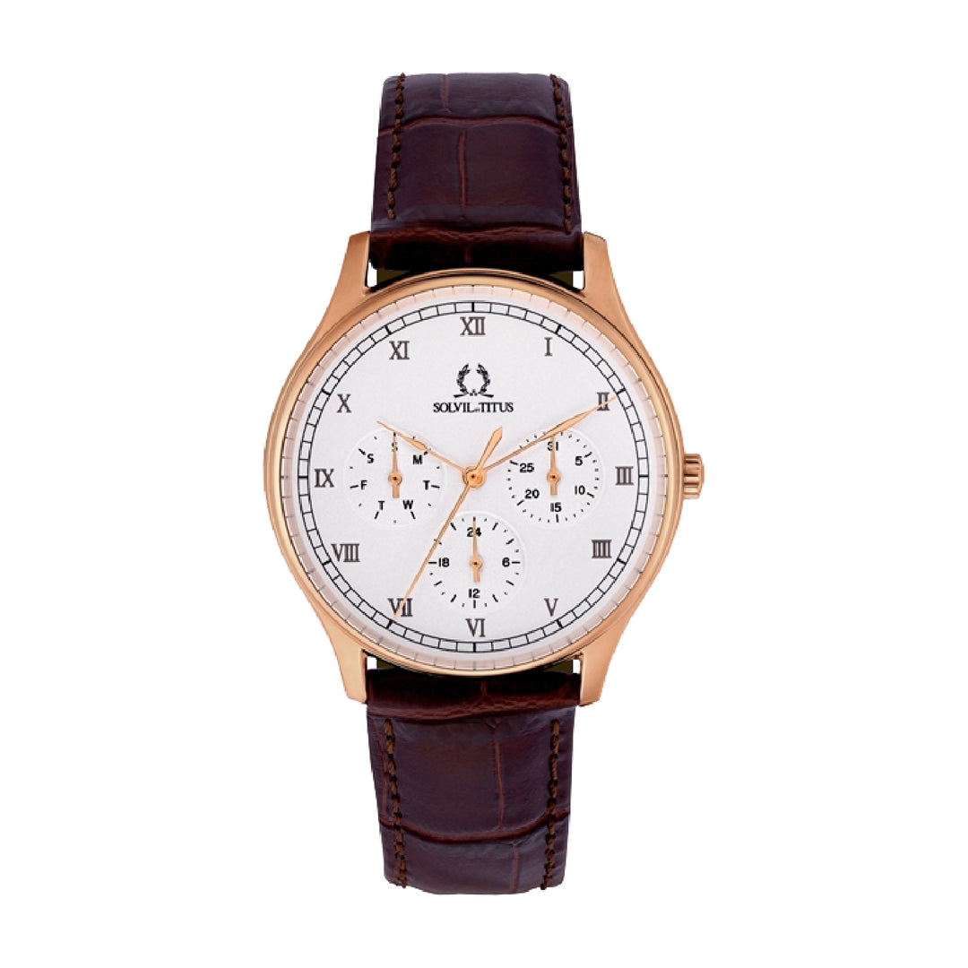 SOLVIL ET TITUS CLASSICIST W06-03257-002 MULTI-FUNCTION QUARTZ WOMEN WATCH