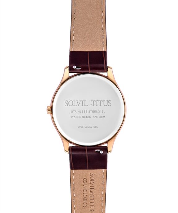 SOLVIL ET TITUS CLASSICIST W06-03257-002 MULTI-FUNCTION QUARTZ WOMEN WATCH
