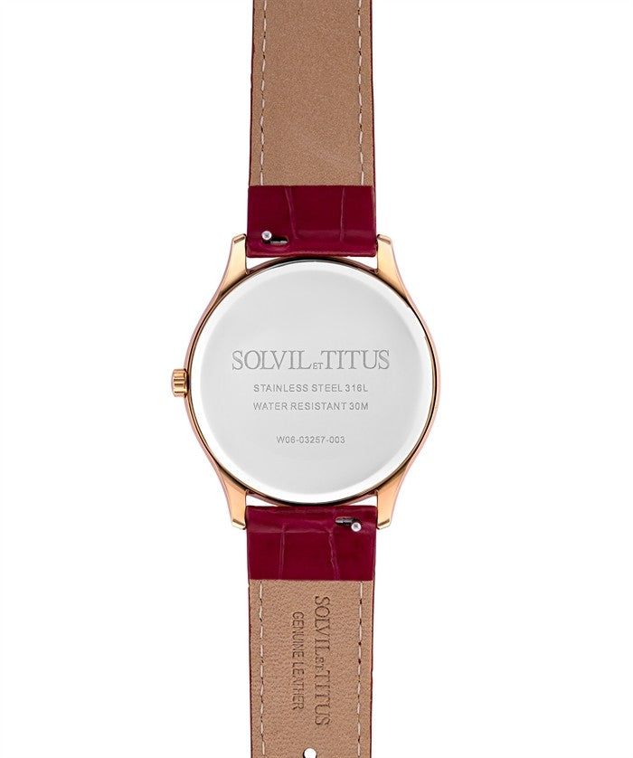 SOLVIL ET TITUS CLASSICIST W06-03257-003 MULTI-FUNCTION QUARTZ WOMEN WATCH