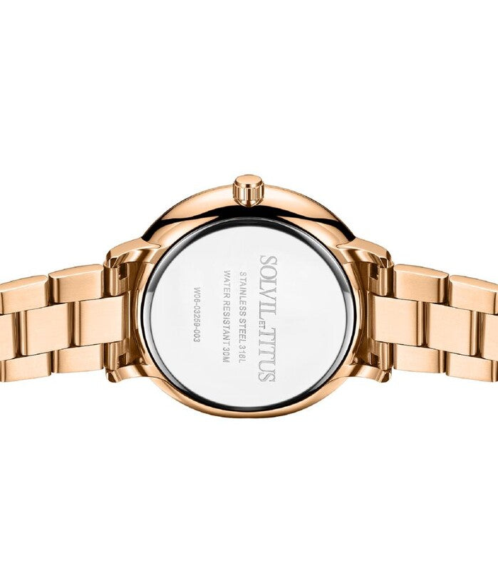 SOLVIL ET TITUS INTERLUDE W06-03259-003 MULTI-FUNCTION QUARTZ WOMEN WATCH