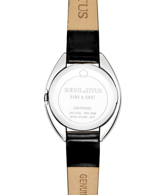 SOLVIL ET TITUS RING & KNOT W06-03260-001 2 HANDS QUARTZ WOMEN WATCH