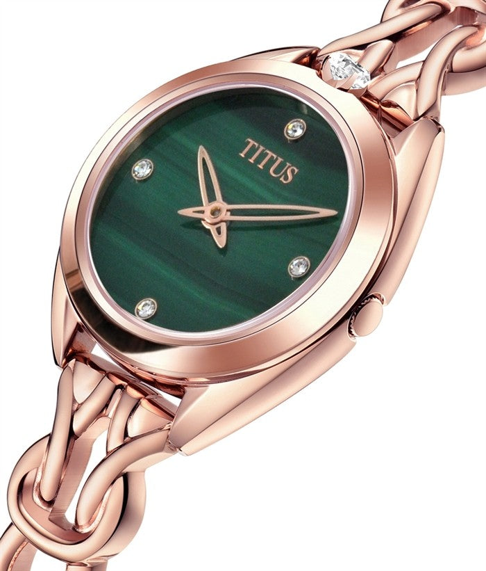 SOLVIL ET TITUS RING & KNOT W06-03260-004 2 HANDS QUARTZ WOMEN WATCH