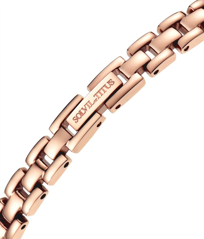SOLVIL ET TITUS RING & KNOT W06-03260-004 2 HANDS QUARTZ WOMEN WATCH