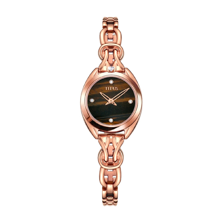 SOLVIL ET TITUS RING & KNOT W06-03260-005 2 HANDS QUARTZ WOMEN WATCH
