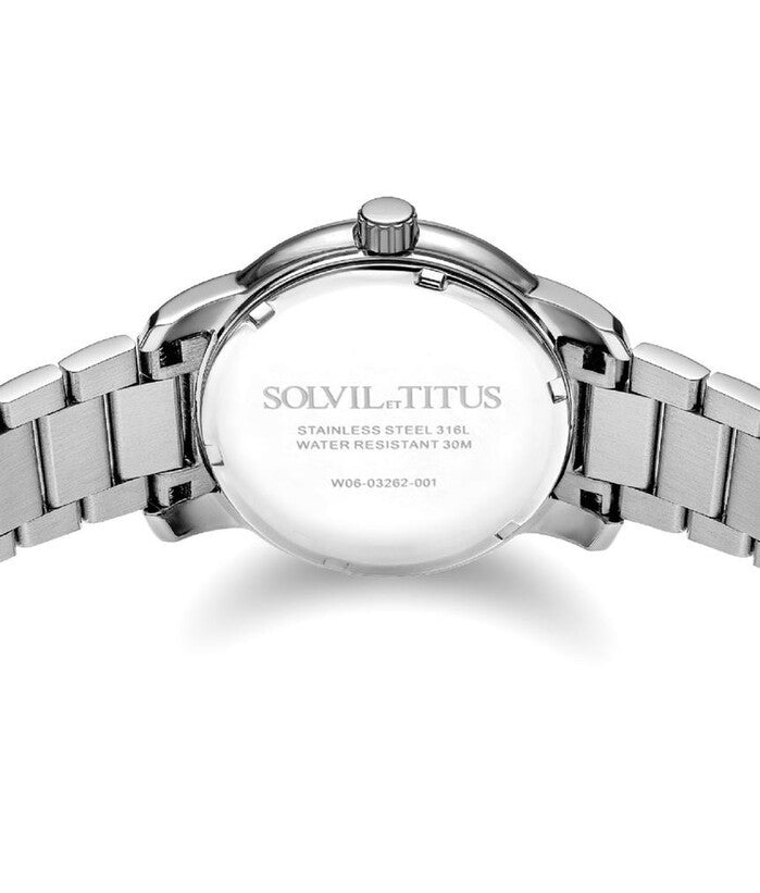 SOLVIL ET TITUS DEVOT W06-03262-001 MULTI-FUNCTION QUARTZ WOMEN WATCH