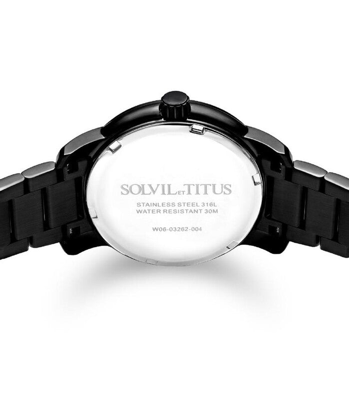 SOLVIL ET TITUS DEVOT W06-03262-004 MULTI-FUNCTION QUARTZ WOMEN WATCH