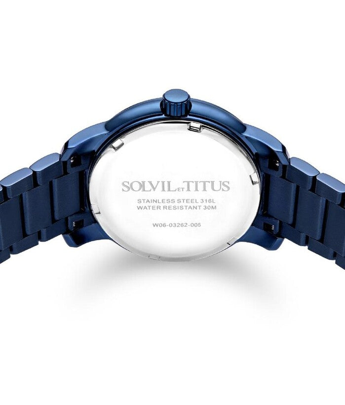 SOLVIL ET TITUS DEVOT W06-03262-005 MULTI-FUNCTION QUARTZ WOMEN WATCH