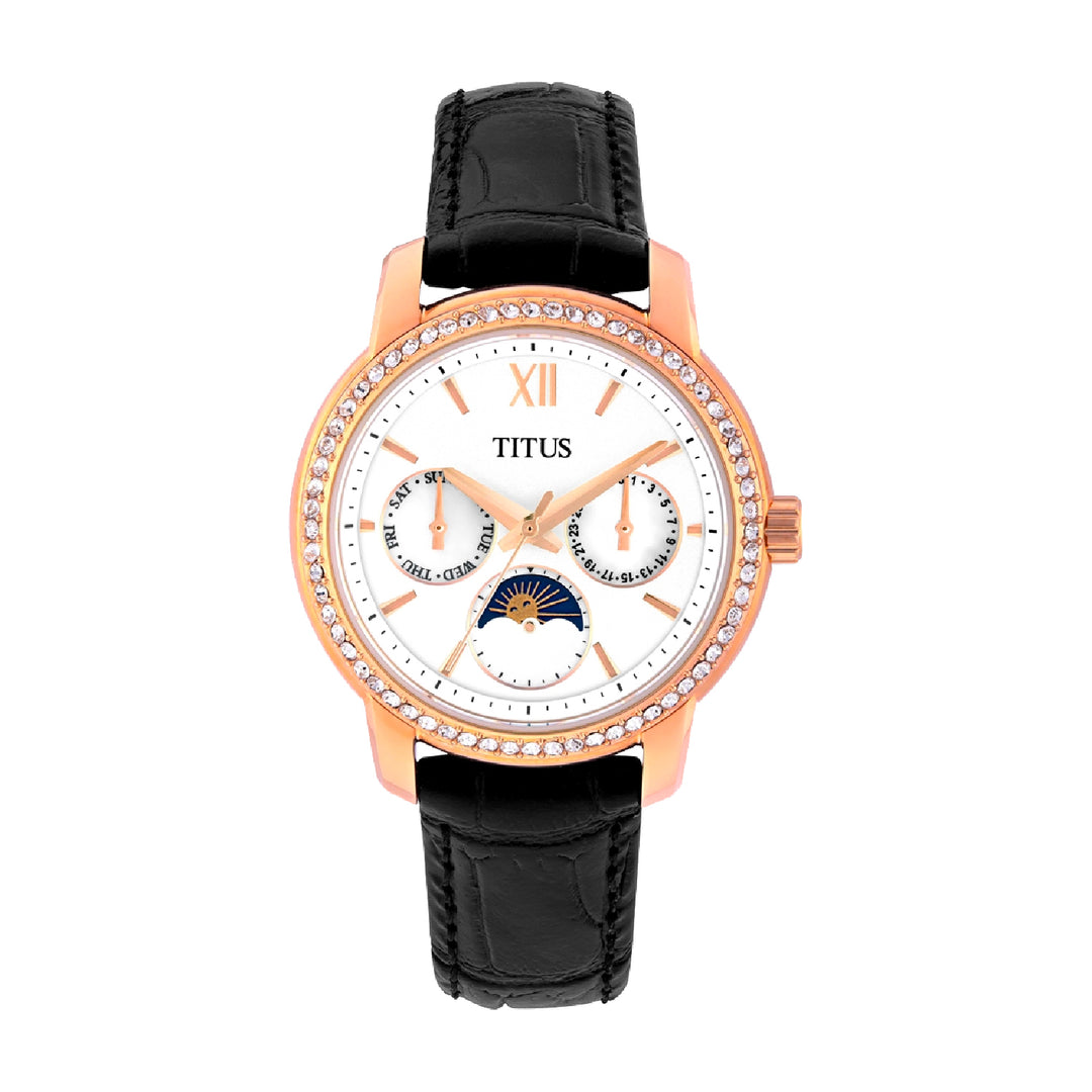 SOLVIL ET TITUS DEVOT W06-03263-001 MULTI-FUNCTION QUARTZ WOMEN WATCH