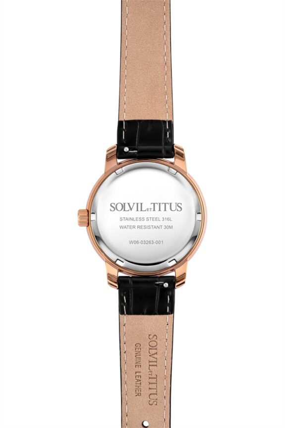 SOLVIL ET TITUS DEVOT W06-03263-001 MULTI-FUNCTION QUARTZ WOMEN WATCH