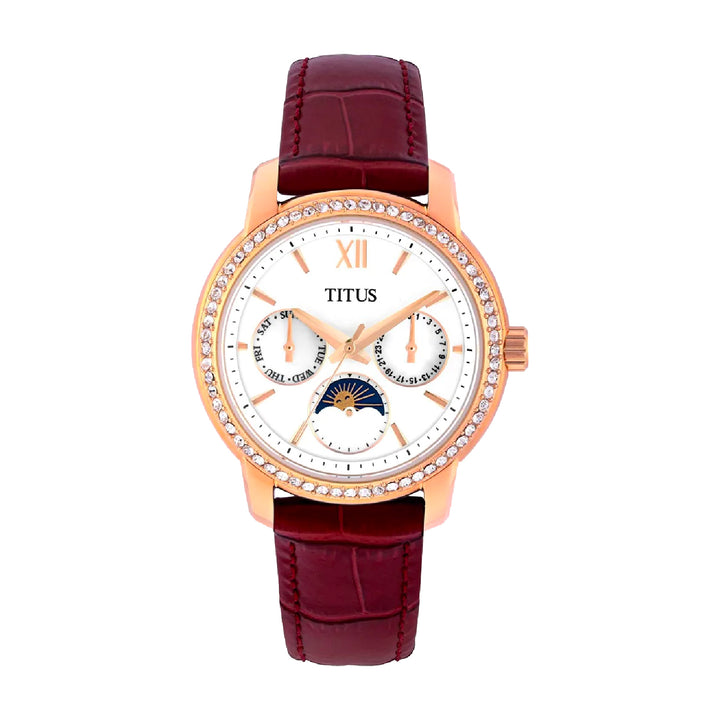 SOLVIL ET TITUS DEVOT W06-03263-003 MULTI-FUNCTION QUARTZ WOMEN WATCH