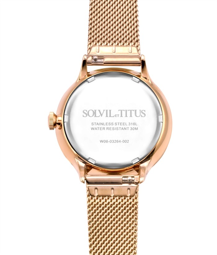 SOLVIL ET TITUS INTERLUDE W06-03264-002 MULTI-FUNCTION QUARTZ WOMEN WATCH