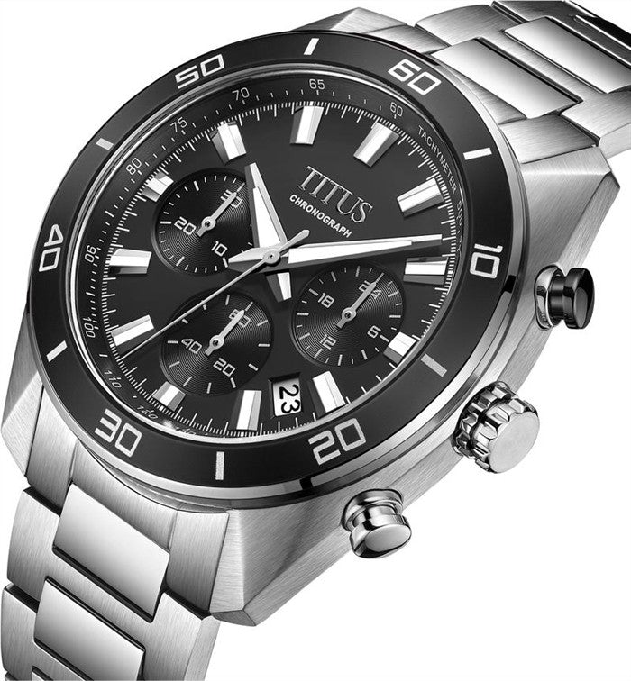 SOLVIL ET TITUS MODERNIST W06-03265-001 CHRONOGRAPH QUARTZ MEN WATCH
