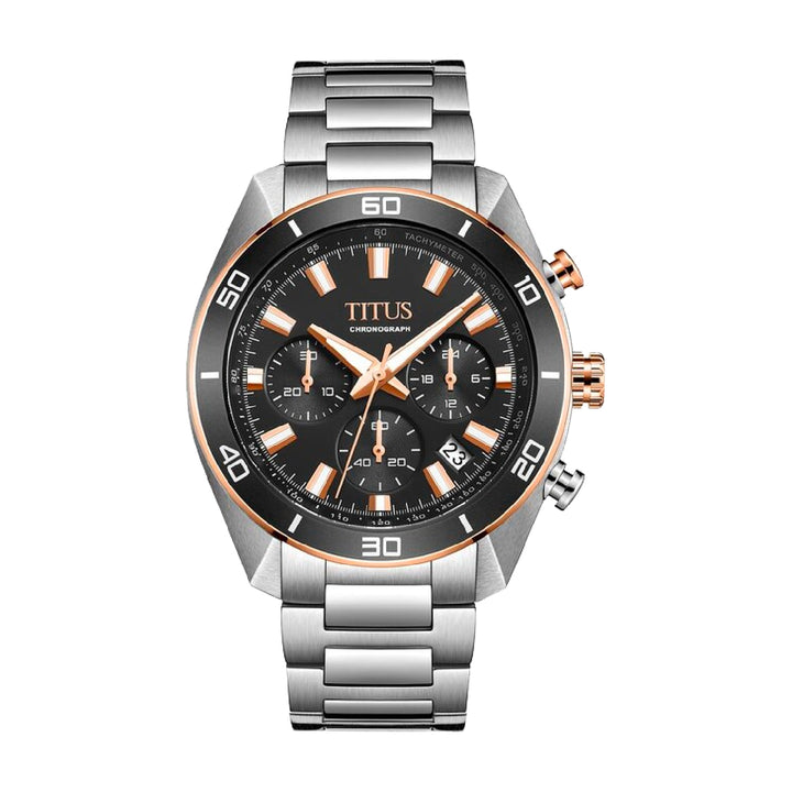 SOLVIL ET TITUS MODERNIST W06-03265-002 CHRONOGRAPH QUARTZ MEN WATCH