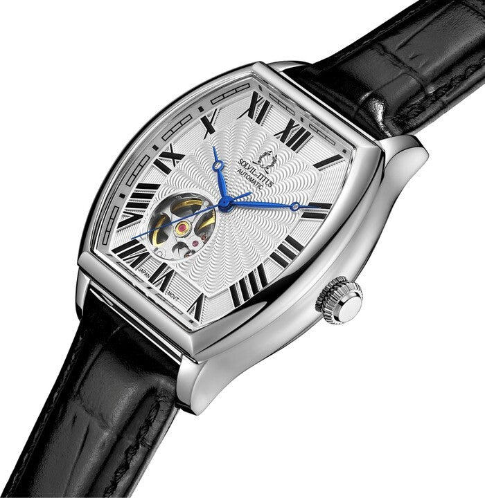 SOLVIL ET TITUS BARRIQUE W06-03268-001 3 HANDS MECHANICAL MEN WATCH