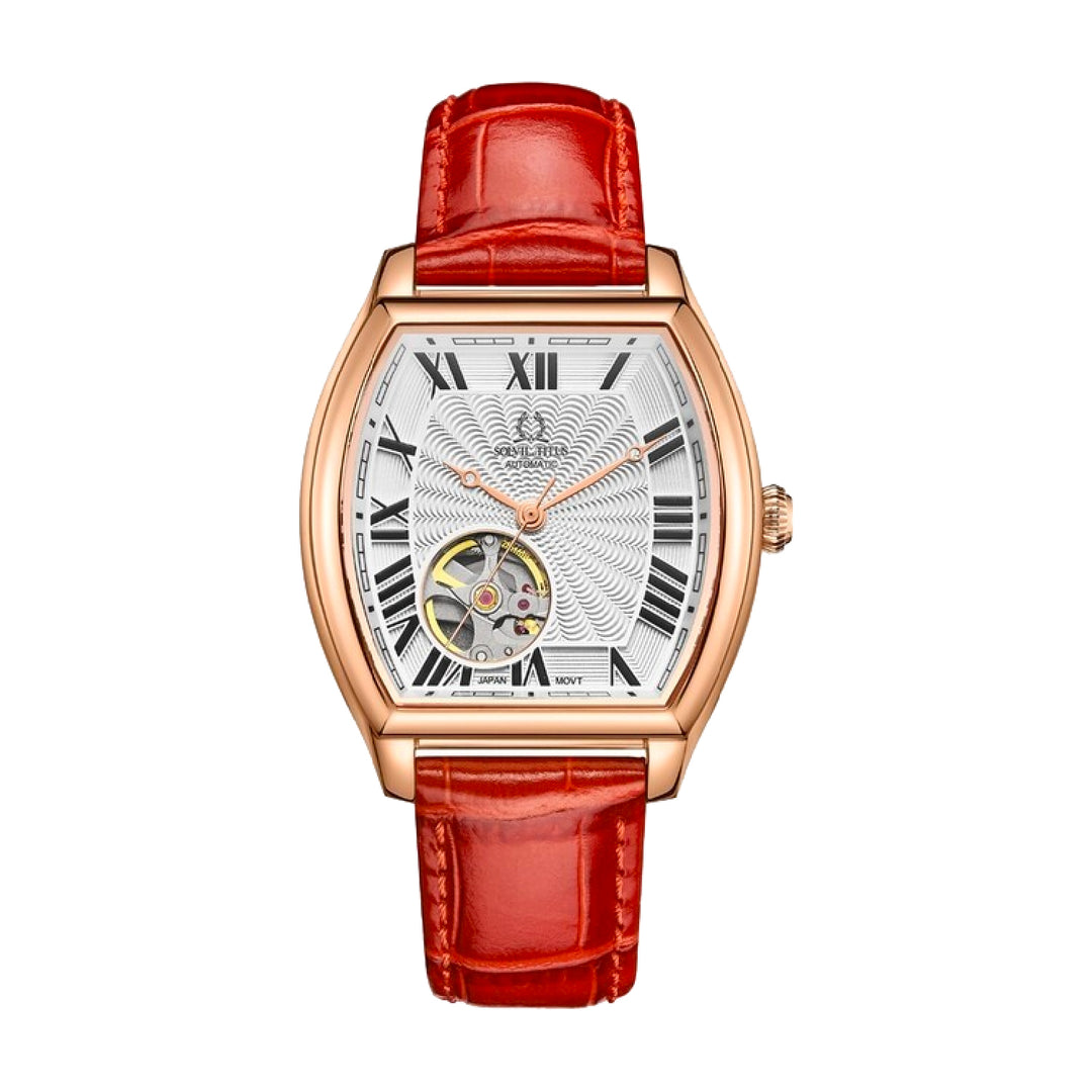 SOLVIL ET TITUS BARRIQUE W06-03269-003 3 HANDS MECHANICAL WOMEN WATCH